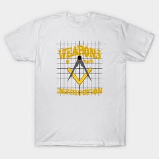 Weapons Of Math Instruction Fun Algebra Pun Yellow T-Shirt